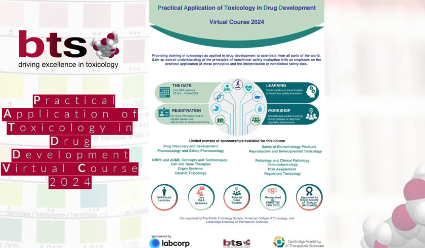 Practical Application of Toxicology in Drug Development Course